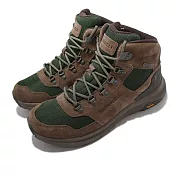 Merrell 戶外鞋 Ontario 85 Mesh WP 男鞋 中筒 防水 支撐 耐磨 棕 綠 ML500153