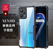 XUNDD 軍事防摔 realme 9 Pro 鏡頭全包覆 清透保護殼 手機殼(夜幕黑)