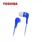 TOSHIBA 東芝 重低音耳道式耳機 藍色 RZE-D32E(L) 藍