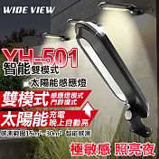 【WIDE VIEW】智能雙模式太陽能感應燈(YH501A)