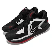Nike 籃球鞋 Kyrie Low 5 EP 男鞋 KI 黑 白 紅 Bred 輕量 氣墊 DJ6014-001