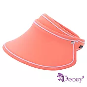 【Decoy】繽紛透氣＊防曬彈性掀蓋遮陽帽  橘