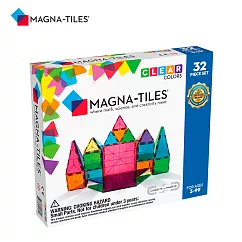 Magna─Tiles®彩色透光磁力積木32片(02132)