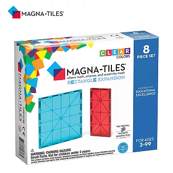 Magna-Tiles®磁力積木-方形補充套組(8入)(15816)