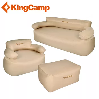 【KingCamp】Air Sofa便攜式充氣沙發 露營沙發/充氣墊/露營椅/摺疊椅(單人+雙人+單座)