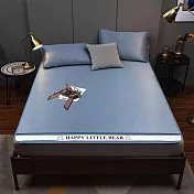 【巴芙洛】1800D碳光冰絲蓆床墊/雙人和雙人加大同一價格 深藍雙人