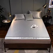 【巴芙洛】1800D碳光冰絲蓆床墊/雙人和雙人加大同一價格 淺灰雙人