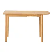 【MUJI 無印良品】木製橢圓餐桌/橡木/摺疊加長80-120