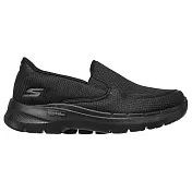 Skechers Go Walk 6 [216200BBK] 男 健走鞋 休閒 懶人鞋 機能 輕量 舒適 透氣 黑