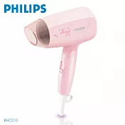 【飛利浦PHILIPS】Mini時尚吹風機/粉紅櫻花(BHC010)