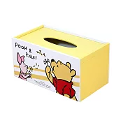 迪士尼 Disney 木質面紙盒 衛生紙盒 置物盒 收納盒 史迪奇/小熊維尼/玩具總動員/奇奇蒂蒂 維尼跳跳虎春暖