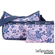 LeSportsac - Standard 側背水餃包/流浪包-附化妝包 (粉紅玫瑰)