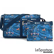 LeSportsac - Standard 雙口袋斜背包-附化妝包 (木馬和弦)