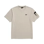 National Geographic 中性 ECO-FRIENDLY SMALL LOGO T-SHIRTS 短袖T恤 橡木米 95 橡木米
