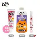 OralFresh歐樂芬-兒童護齒三件套(牙膏+漱口水+兒童噴劑)-草莓組 (無氟牙膏)