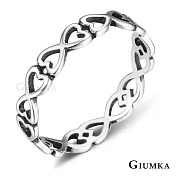 GIUMKA 925純銀戒指尾戒抗過敏無限寵愛女戒無限符號食指戒 單個價格 MRS07008 3 美國圍3號