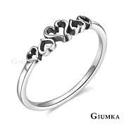 GIUMKA 925純銀戒指尾戒抗過敏心意如膠愛心女戒食指戒 單個價格 MRS07017 2 美國圍2號