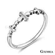 GIUMKA 925純銀戒指尾戒抗過敏 騎士精神十字女戒食指戒 單個價格 MRS07018 2 美國圍2號