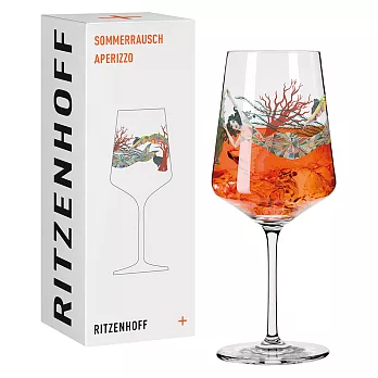 【德國 RITZENHOFF 】夏季高峰系列- 美人魚高腳水晶杯 / 544 ml