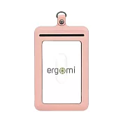 【ergomi】Transformer 識別證手機支架-直式 -蜜桃粉
