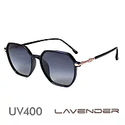 Lavender偏光太陽眼鏡 超輕量混框 典雅黑 2237 C1 小臉款