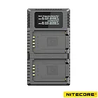 NITECORE FX2 PRO 液晶顯示 USB 雙槽快充充電器 For 富士Fuji NP- T125