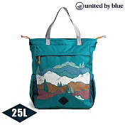 United by Blue 防潑水托特包 Carryall 814-056 (25L) 210-印花土耳其藍 / 旅遊 撥水 行李袋 旅行袋 手提袋 後背包 印花土耳其藍