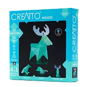 【英國T&K】越玩越靈巧 STEAM寶盒：LED 3D 克里托創意魔法片：神奇的麋鹿和森林朋友 台灣製造 3478