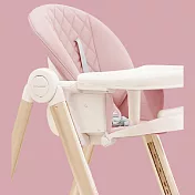 【韓國YAYA】COOING高腳摺疊兒童餐椅 櫻花粉