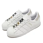 Adidas 休閒鞋 Superstar W 女鞋 白 米白 經典 鞋帶扣 貝殼頭 愛迪達 GZ0866