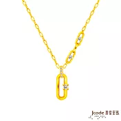 J’code真愛密碼金飾 品味黃金項鍊