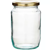 《KitchenCraft》旋蓋玻璃密封罐(金907ml) | 保鮮罐 咖啡罐 收納罐 零食罐 儲物罐