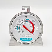 《KitchenCraft》指針冰箱溫度計 | 冰箱專用 冷藏冷凍 指針溫度計