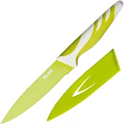 《IBILI》刀套+不沾蔬果刀(綠12.5cm) | 切刀 小三德刀