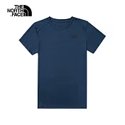 The North Face M MFO S/S POLY TEE 男 吸濕排汗圓領短袖T恤 NF0A7WB5N4L M 藍
