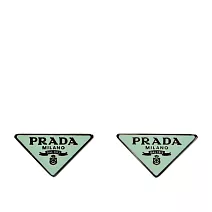 PRADA Smalto Jewels 標誌耳環 (湖水綠)