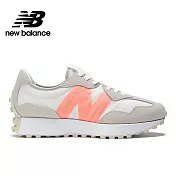 New Balance 男女 327系列 復古鞋 MS327SS-D US8 珊瑚橘/米灰