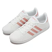 Adidas 休閒鞋 Courtpoint 女鞋 白 粉 皮革 復古 網球鞋 板鞋 GX5714