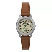 【TIMEX】天美時 x SNOOPY 限量聯名系列 擁抱地球款手錶 (米x棕 TXTW4B25100)