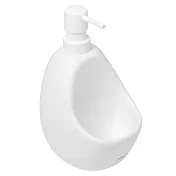 《Umbra》刷具+石陶洗手乳罐(雲朵白590ml) | 按壓瓶 分裝瓶 乳液瓶 沐浴乳罐