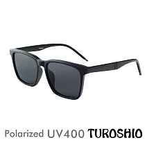 Turoshio TR90 偏光太陽鏡 經典粗框 質感霧黑 J5165 C1 贈鏡盒、拭鏡袋、多功能螺絲起子、偏光測試片