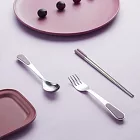 VIIDA MORGEN不鏽鋼隨行餐具3件組 暮光紫