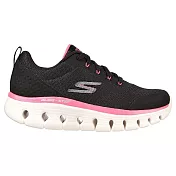 Skechers Go Walk Glide-Step Flex [124811BKHP] 女 健走鞋 運動 穩定 黑粉