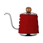 手沖細嘴咖啡壺350ml(紅色)