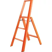 日本品牌【長谷川工業】lucano 3-step中型腳踏梯ML2.0-3 橘