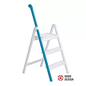 日本品牌【長谷川工業】長把手工作梯SS-3 藍