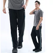 【遊遍天下】MIT男款抗UV防曬涼感吸排運動長褲 (GP1024) M 黑色