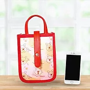【Disney 迪士尼】迪士尼造型隨身小包/手機包(附長背帶) 小熊維尼