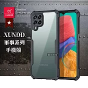 XUNDD 軍事防摔 三星 Samsung Galaxy M33 5G 鏡頭全包覆 清透保護殼 手機殼(夜幕黑)