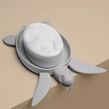 QUALY 拯救海龜-香皂盤 (灰)
